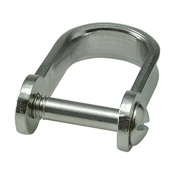 Slotted D Shackle - Grade 304